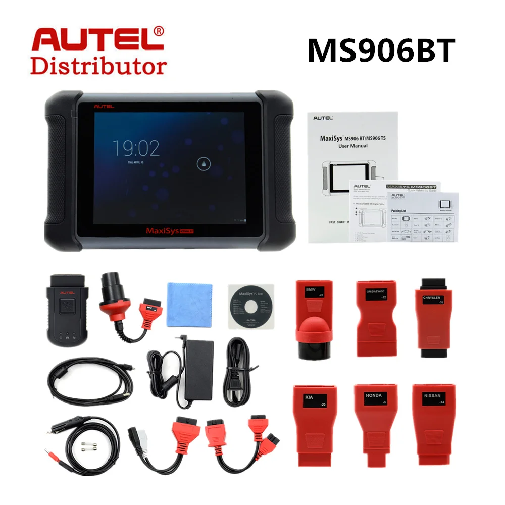 Оригинальный Autel MaxiSys MS906BT беспроводной автомобильный диагностический