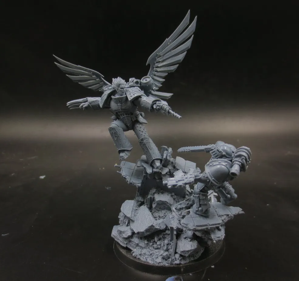 Corvus Corax Primarch миниатюрная + основа Неокрашенная|Игровые фигурки и трансформеры| |