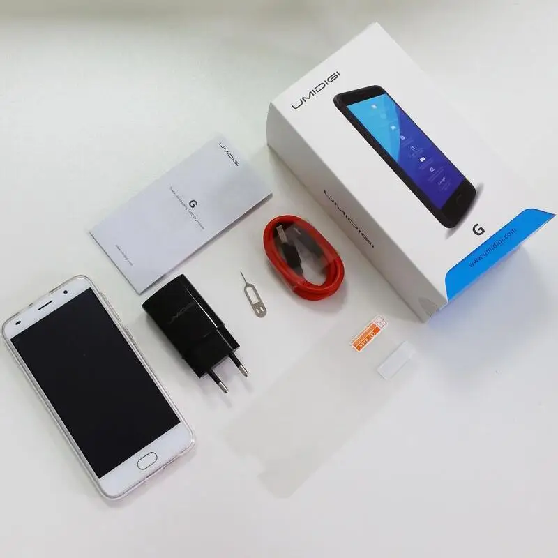Оригинальный UMIDIGI G мобильный телефон 5 ''HD 2G ram 16G rom Android 7 0 смартфон 4G Lte Touch ID Dual