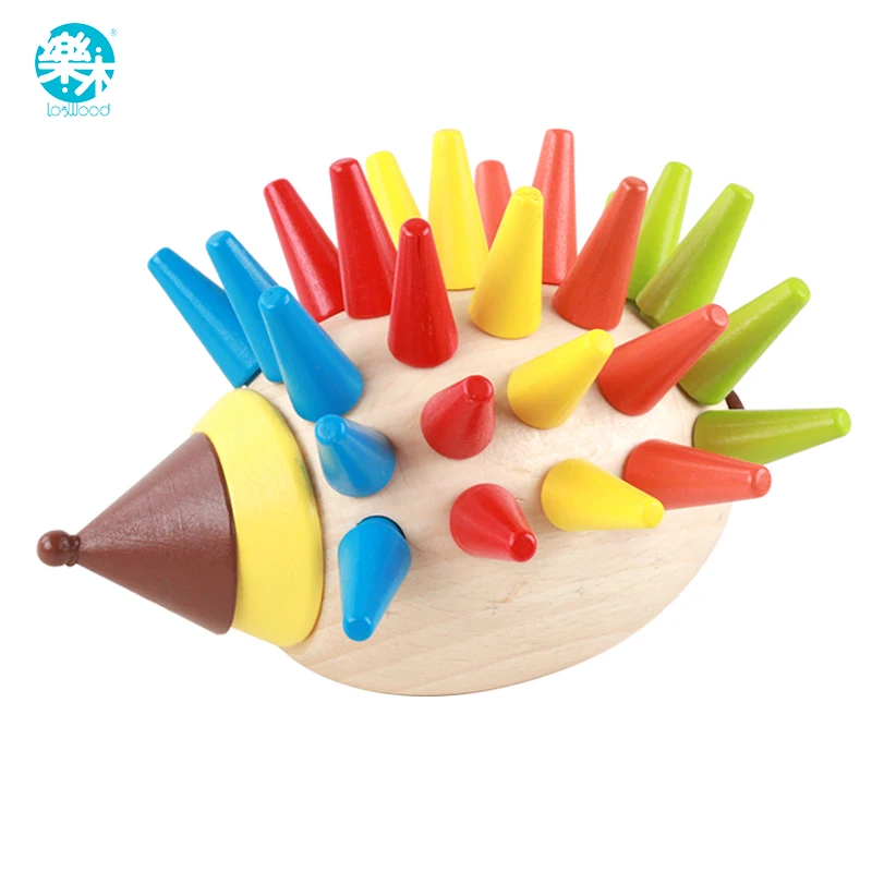 

Baby wooden toys Models & Building Toy DIY table game block Hedgehog Coordination Skills Development Educational Toys Gift