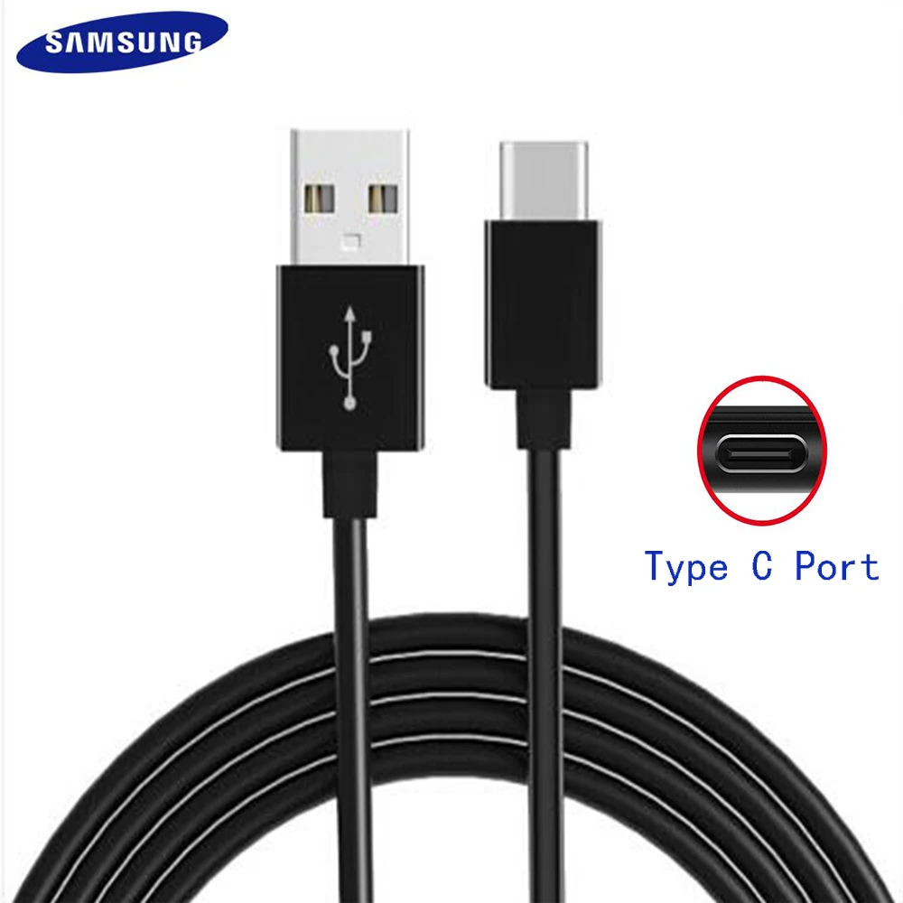 

Original S9 S8 Plus Samsung Type C USB Cable 2A Quick Charger Data S8 Note 8 9 C5pro C7pro C9pro A9S A6S A8S Fast Charging