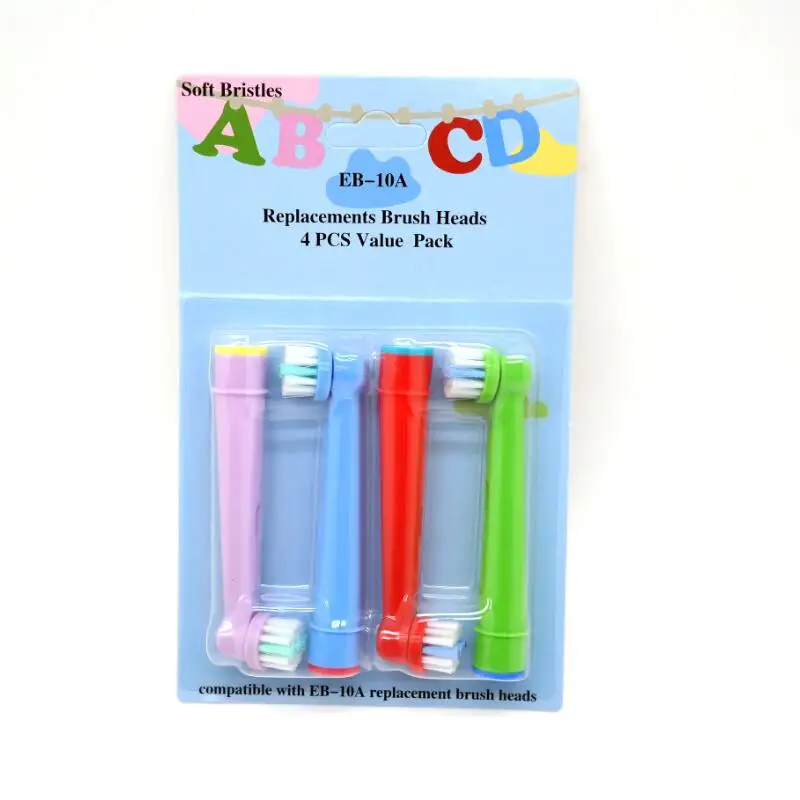 

Replacement Kids Children Tooth Brush Heads For Oral B EB-10A Pro-Health Stages Electric Toothbrush Oral Care(4 pcs)