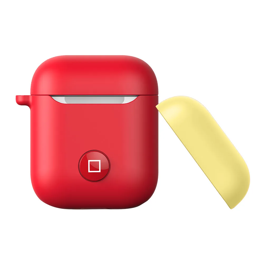 Silicone Wireless Bluetooth Earphones Case For Airpods Apple i10 i12 TWS Earbud Earphone accessories Protective Cover