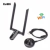 KuWfi 1200Mbps Wireless USB Network Card USB3.0 Dual Band 2.4G&5.8G Wifi Receiver&Wireless Adapter for PC With 2Pcs Antennas ► Photo 3/6