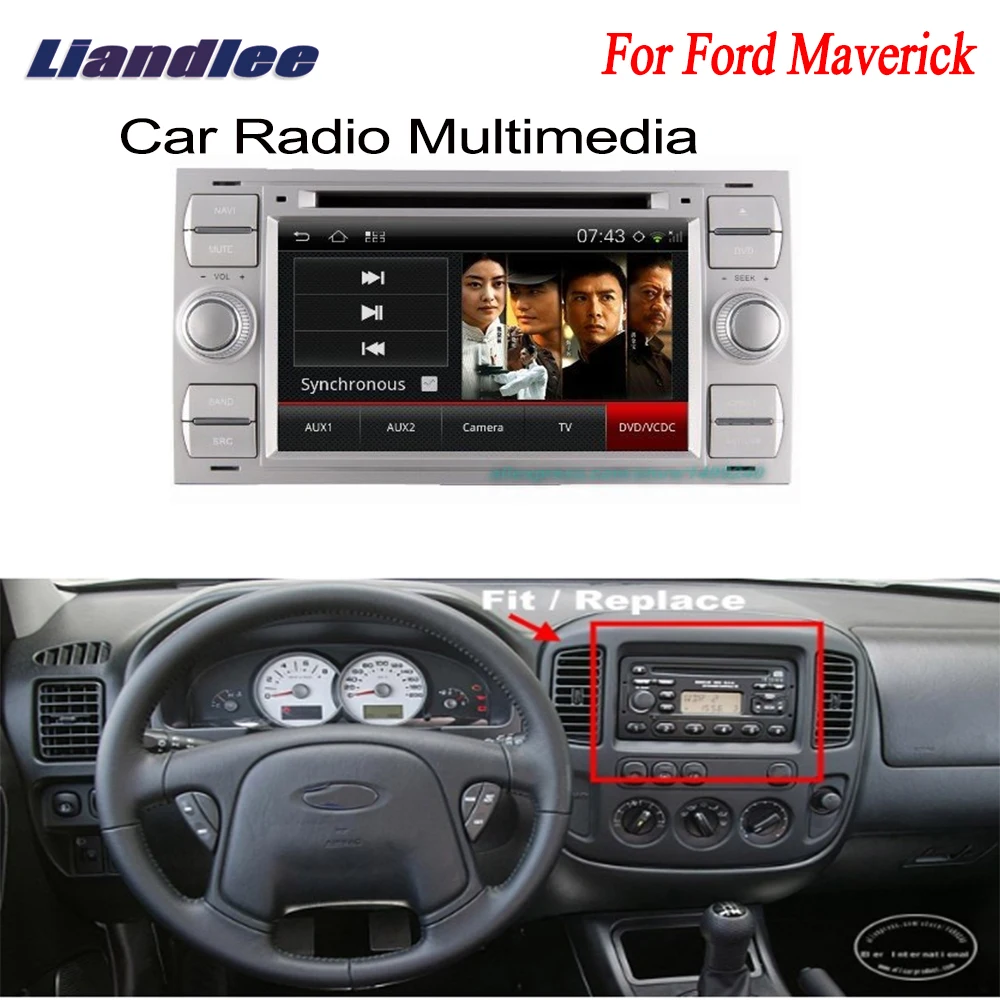 Liandlee For Ford Maverick 20002008 2 din Car Android GPS Navi