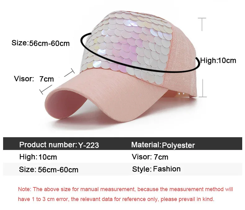 Шикарная розовая блестки женский Бейсбол Кепки бренд Swag Повседневное козырек от солнца Hat регулируемый Snapback хип-хоп Casquette 2018 Новый
