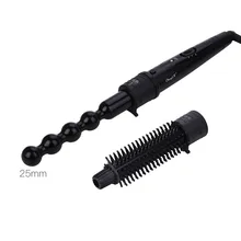 2 в 1 бигуди для волос контроль температуры Керлинг палочка Вэйвер сменные части щипцы для завивки волос набор щипцы ролик инструмент для укладки