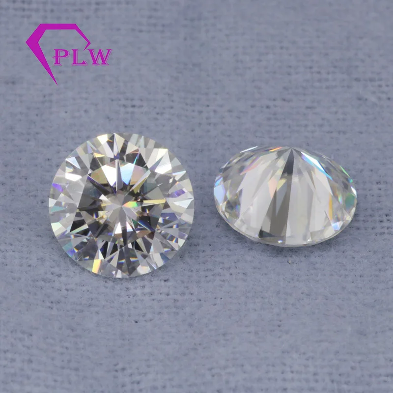 Включая сертификацию оптовая цена 2 карата 8 мм EF цвет Moissanite VVS круглый 3 Ex