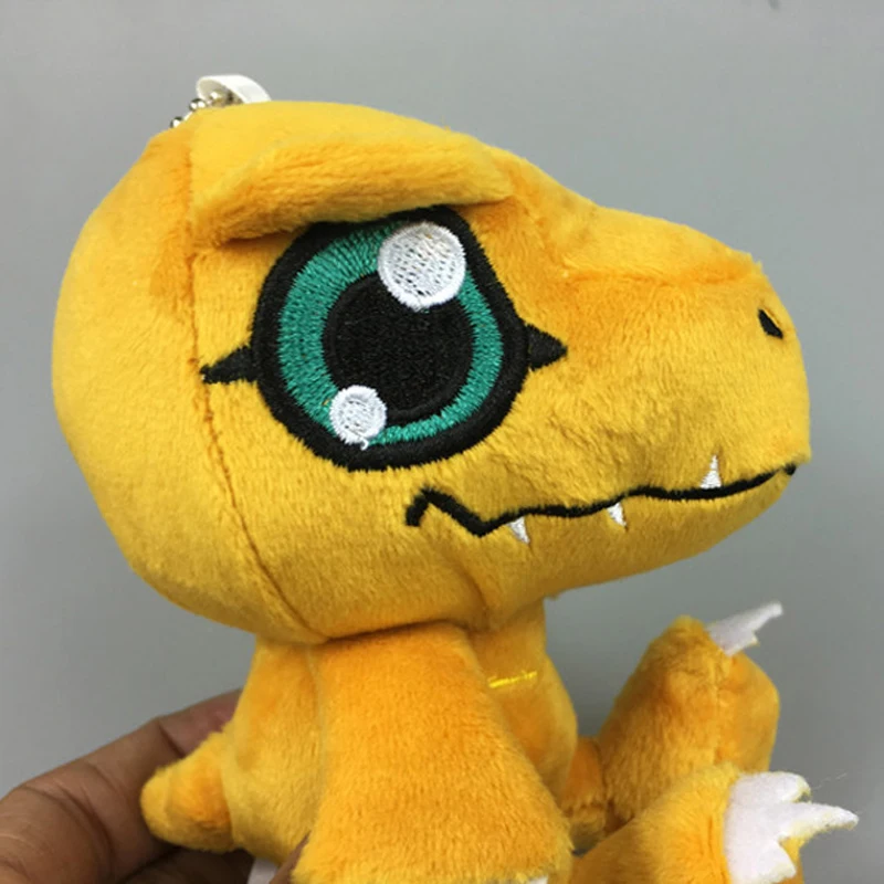 Digimon Agumon с плюшевой подкладкой; высотка каблука 10 см/18 см с рисунком из аниме приключения Дигимонов Таити Ягами Agumon плюшевая мягкая игрушка кукла для подарки для детей