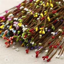 cheap 10PCS High Quality Artificial Wreath Flower Small Berry Rattan pip berry garland for DIY party wedding banquet
