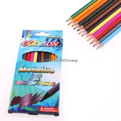 Горячие 12 цветов Pro металлические нетоксичные карандаши для рисования рисунки эскизы подарок