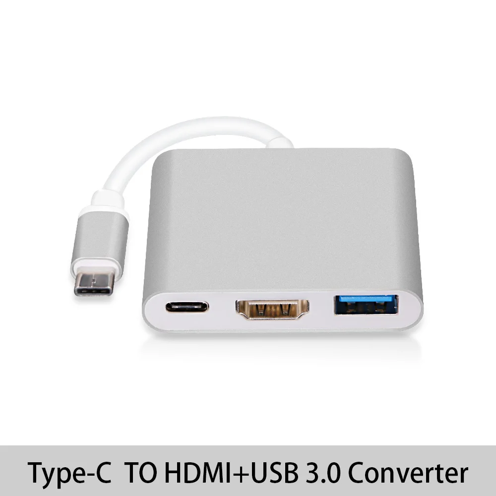 USB Type-C 3 1 к HDMI USB3.0 зарядный концентратор Type C многопортовый адаптер USB-C конвертер