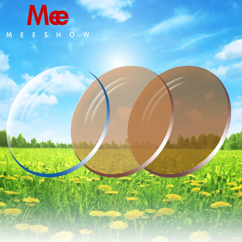 

1.56 Transition Photochromic glasses Optical Lenses For Myopia Sunglasses Degree Single vision lens photo gray or photo brown