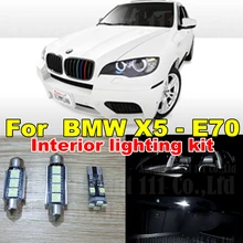 WLJH 20x Canbus Cool White Led Interior Dome Mirrors Puddle Bulb Trunk LED for BMW X5 – E70 Interior light kit Package 2007-2013