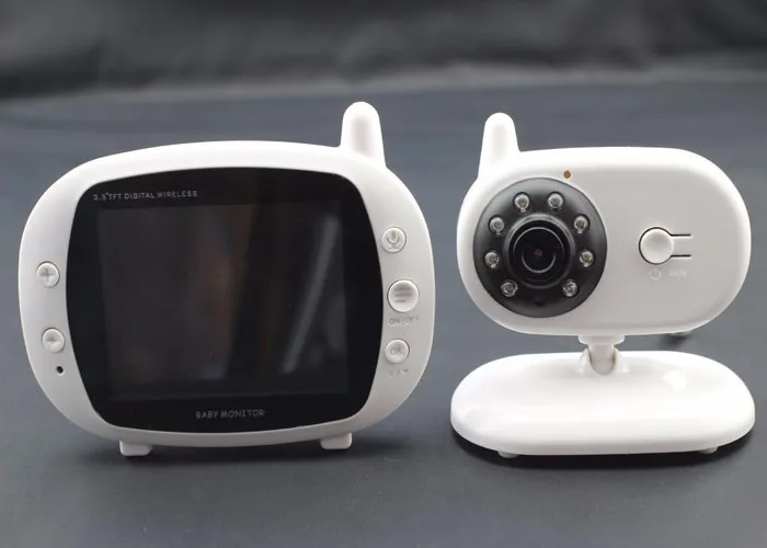 Babykam babymonitor babyfoon с камера 3,5 дюймов TFT ЖК дисплей 2,4 ГГц 2 способ говорить ИК Ночное Видение 4 устройство контроля температуры малыша