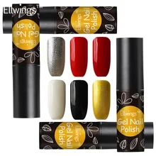 Ellwings Hybrid 29 Colors Nail Gel Polish Glitter Long Lasting Nail Gel Varnish Soak Off UV Lamp Colorful Nail Polish Lak