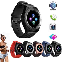 Nuevo reloj inteligente con Bluetooth 3,0 de 2G para hombre, compatible con SIM y TFcard, rastreador de Fitness, responde a la Cámara de llamada para teléfono Android