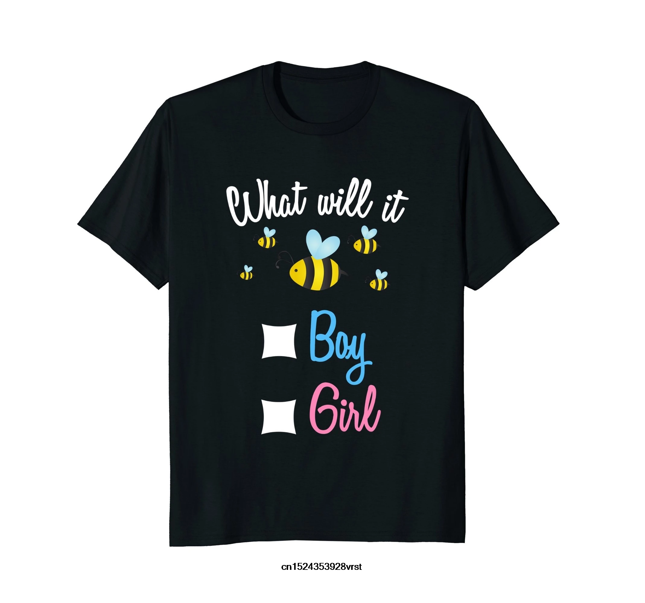 

Funny men t shirt novelty tshirt women Gender Reveal What Will It Bee Boy or Girl Family T-shirt