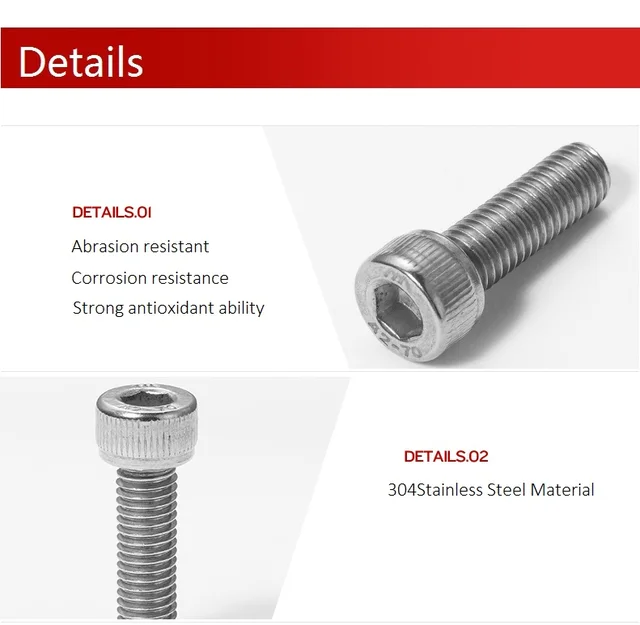 Viti Testa Svasata M4x30mm Acciaio Inox 304 Nero - 50 Pezzi Con Esagono Incassato - Foto 11