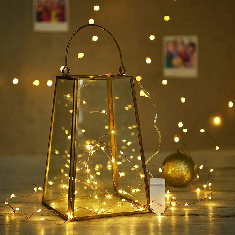 

Fairy lights LED String Light 1/2/3/5/10M 10-100 LEDs Christmas Garland Silver Wire For Indoor New Year Xmas Wedding Decoration