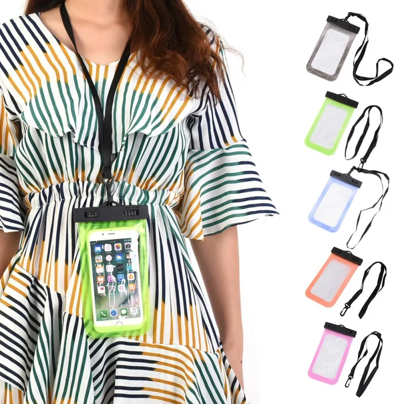 

Iphone Mobile Phone Touch Screen Underwater Pouch Dry Bag Case Cover For Iphone Cell Phone Touchscreen Waterproof Bag Waterproof