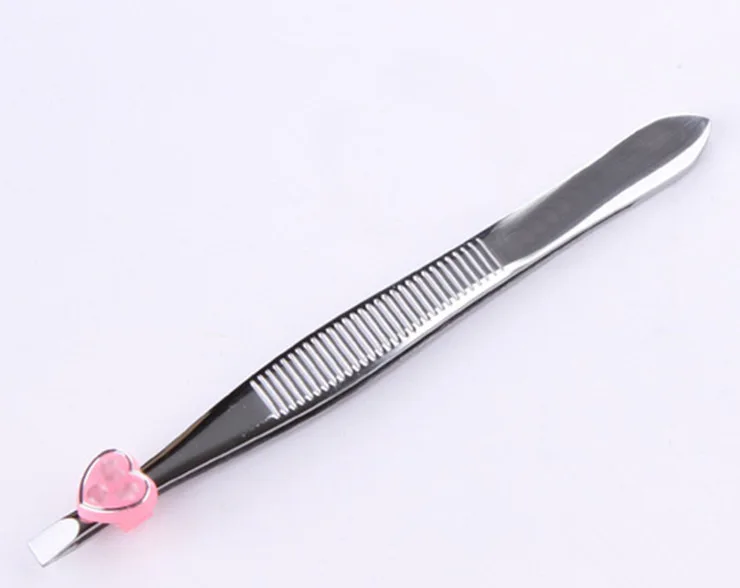 Buy 2pcs Fashion Mini Stainless Steel Eyebrow Tweezers