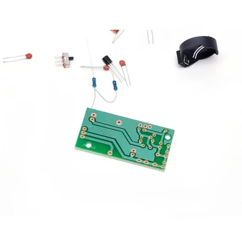 

Simple DIY FM Wireless Microphone Parts Electronic Training Kit Hot