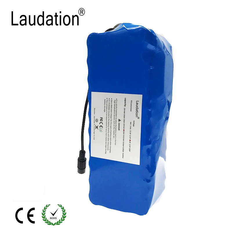 Laudation 36V 10S4P 10Ah 500W высокая мощность и емкость 42V 18650 литиевая батарея мотоцикл электрический автомобиль велосипед Скутер с BMS