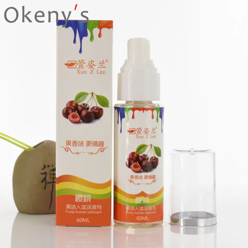 Edible Lubricants Cherry Flavor Lubricant for Sex Lube Lubricant Water Based Lubricant Oral Sex Anal Sex Masturbation Lubricant