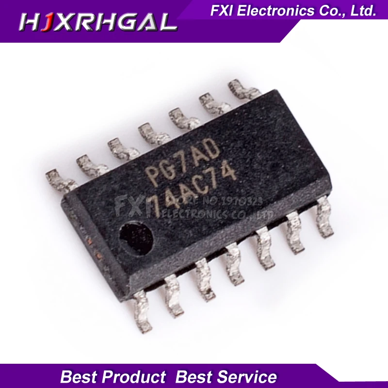 Free shippin 10pcs/lot 74AC74SC 74AC74 SOP14 original authentic-in ...