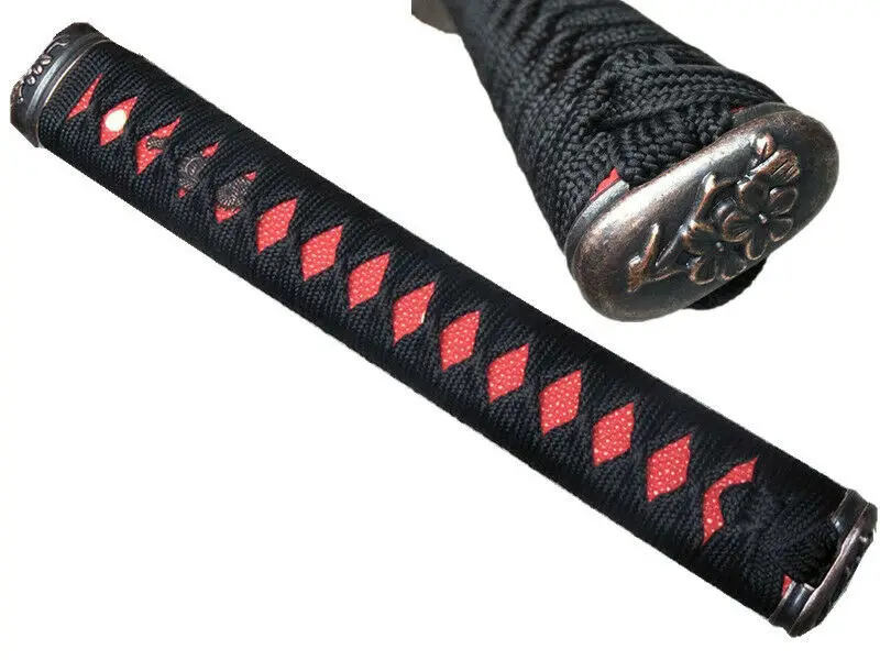 Японский меч катана 26 см с ручкой полностью Tsuka Samurai и Fuchi Kashira | Дом сад