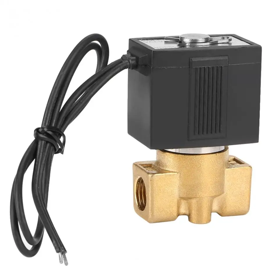 0-1.0MPa 110V G1/" 2 Way-ходовые непосредственные действующие нормально закрытый электромагнитный клапан электрический магнитный клапан 0-1.0MPa 110V латунный клапан коврик