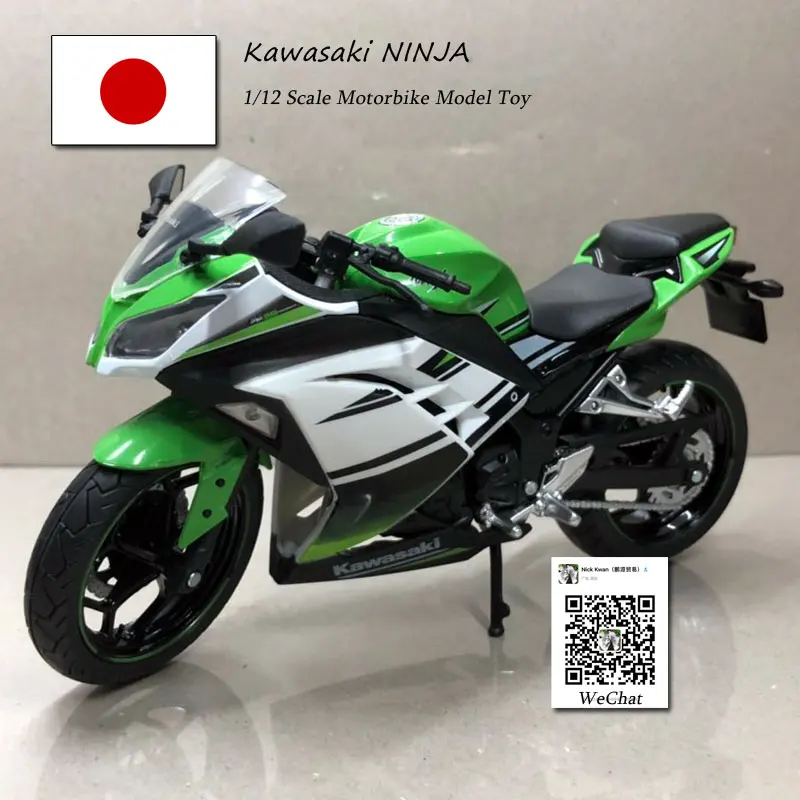 6 шт./лот оптовая продажа JOYCITY 1/12 масштаб модель мотоцикла игрушки KAWASAKI NINJA/H2 литая