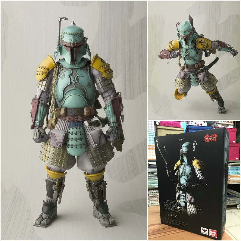 

Star Wars Action Figure Boba Fett Model Toy 17CM Movie Realization Robin Boba Fett Toy Star War Sic Samurai Taisho Doll