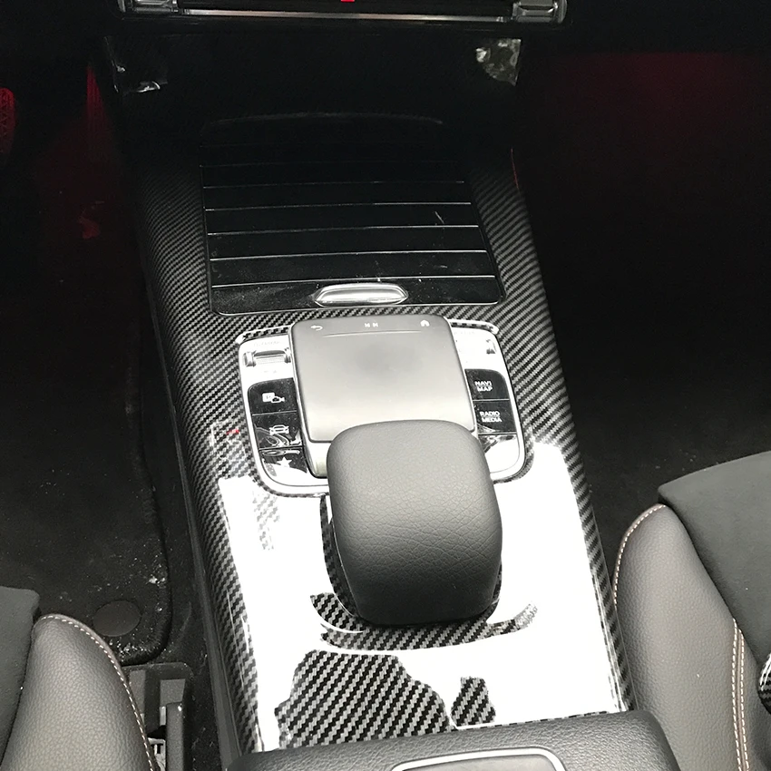 Защитная накладка для консоли Mercedes Benz A CLA Class W177 C118 A180 A200 A220 пластиковые наклейки