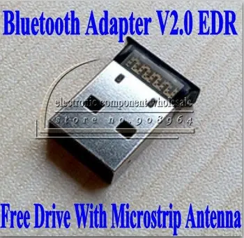 

wholesale 5pcs/lot USB bluetooth adapter module V2.0 EDR free drive with microstrip antenna