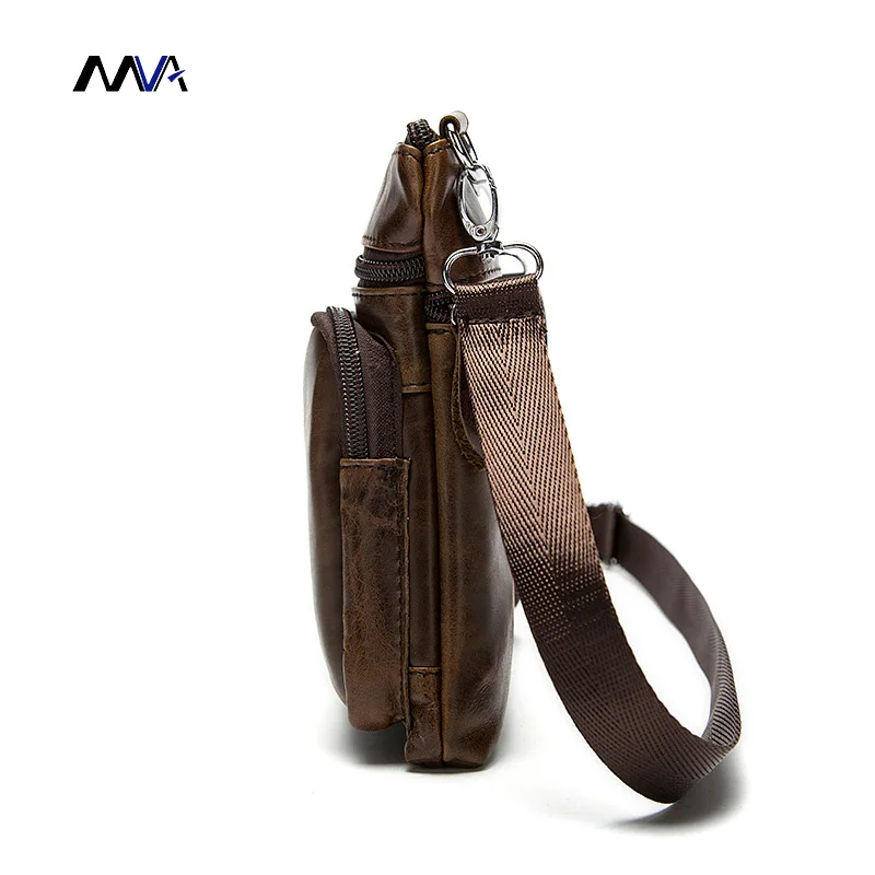 mva genuíno sacolas de homens Abacamento / Decoração : Nenhum
