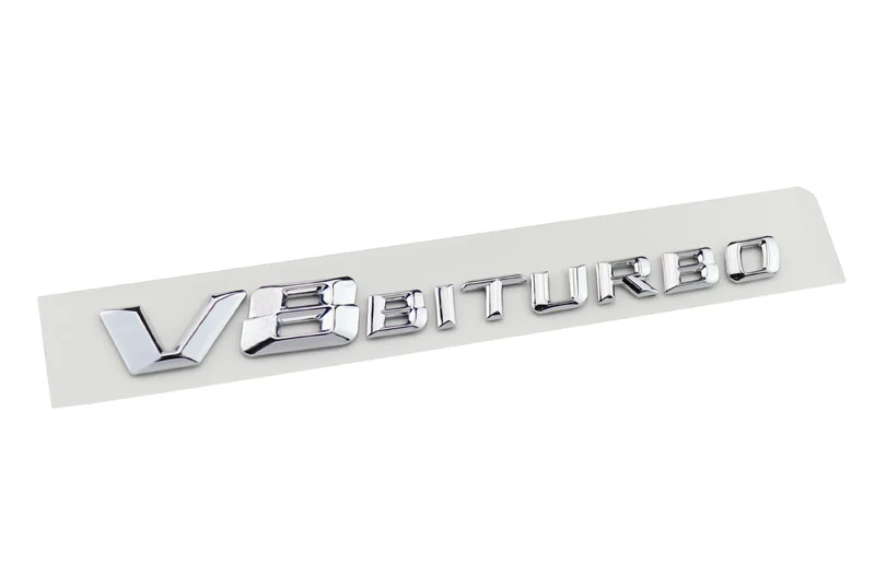 Хромированный V8 Biturbo для E63 SL63 ML63 G63 эмблема крыла значок-наклейка | Автомобили и