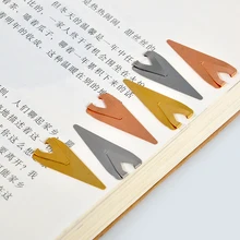 5 шт. креативный стиль металлические розовые Золотые Закладки для Boos Kawaii канцелярские материалы бумажные зажимы для страниц Marcapaginas металлические канцелярские принадлежности