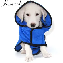 XS-XL халат для собак, теплая одежда с принтом в виде собак супер Впитывающее Влагу для домашних питомцев сушки Полотенца вышивка лапой кошка капот банное полотенце для домашних животных Груминг за домашним животным продукта