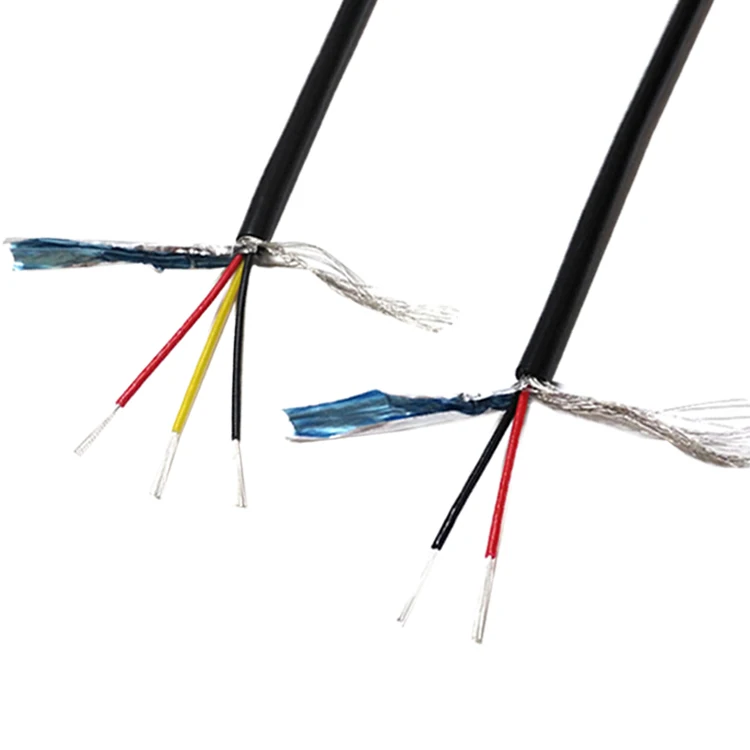 

28AWG 2/3/4/5/6/8 core Shielded cable 1meters Tinned copper RVVP shielded wire control cable UL2547 signal wire