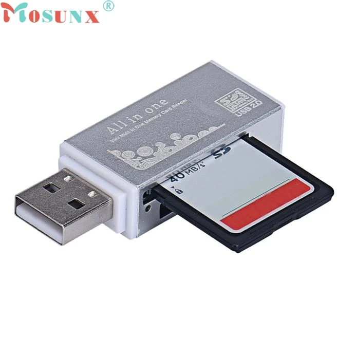 Mosunx заводская цена USB 2.0 все в 1 Multi чтения карт памяти 0217 Прямая