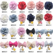 1 шт корейский дизайн ногтей магнит цветок Bownot Шарм украшения для ногтей 24 Стиля Цветок 3D Очаровательный Сплав для гвоздей металлические Стразы для ногтей#24