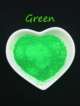 

green Neon Powder Ombre Fluorescent color Gradient Fluorescence Effect Gradient Pigments Dust Ombre Neon Pigments for nail art