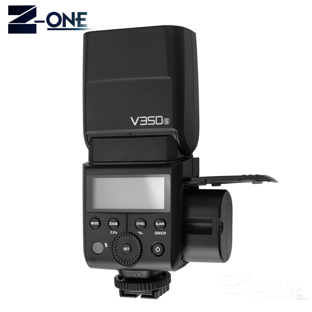 Вспышка для камеры Godox V350S HSS 1/8000s GN36 Li Ion TTL 0 1 s ~ 7 перезаряжаемый + комплект