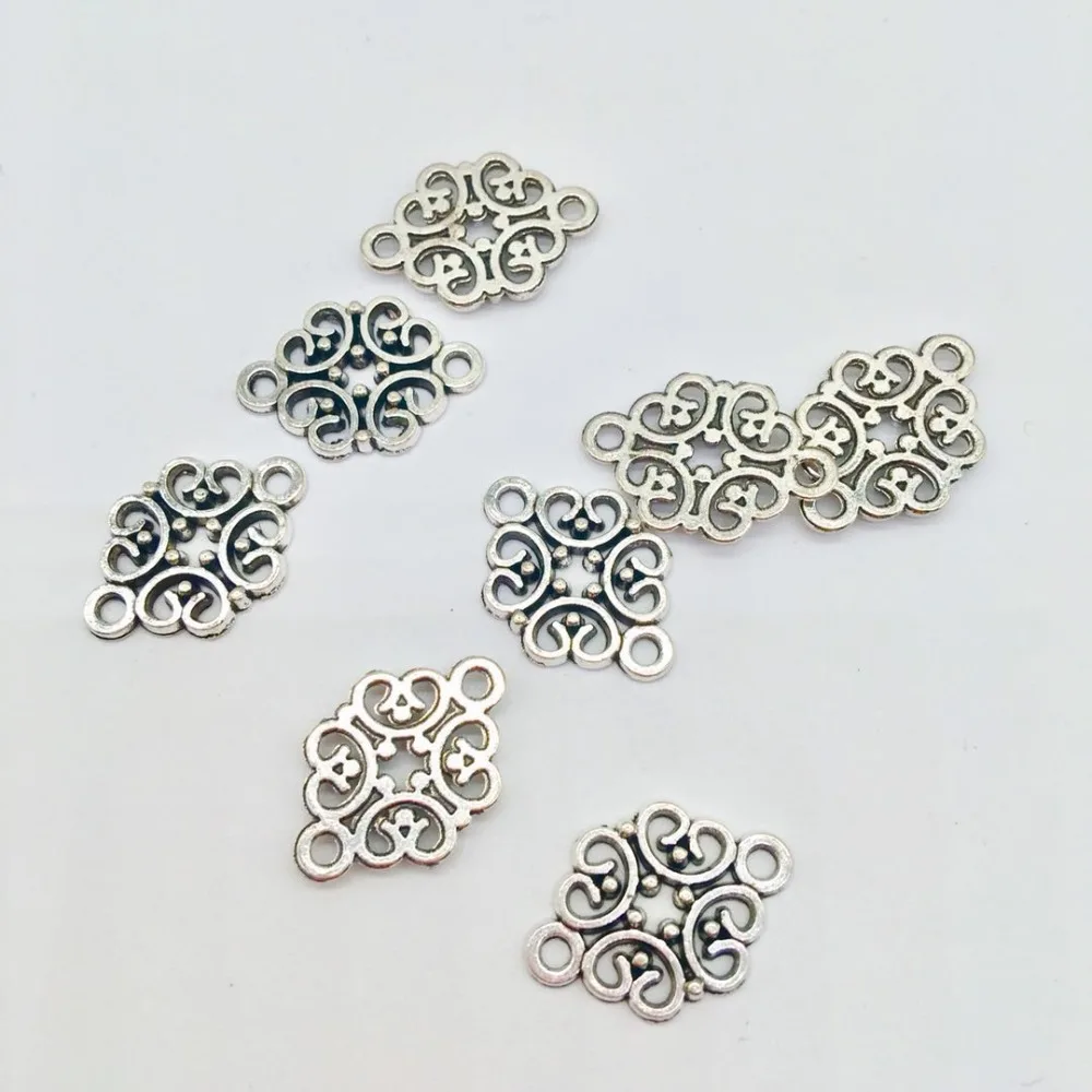 

20 pcs Hot fashion flower charms flower connector Pendants fit DIY Handmade necklace earring bracelet Jewelry Making A-80132