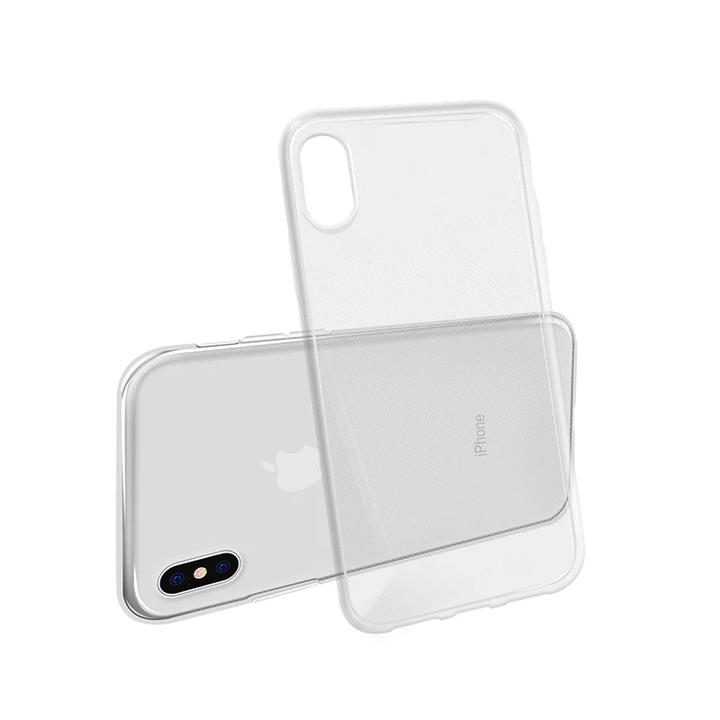 Ультратонкий прозрачный силиконовый чехол из ТПУ для iPhone XS MAX XR 6 7 6S Plus мягкий