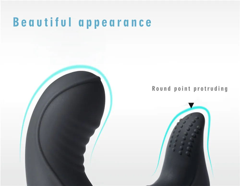 Prostate Massager 7 Modes G Spot Vibrator Male Butt Plug Wireless Remote USB Silicone Adult Anal Sex Toys for Men Women Couple (10)