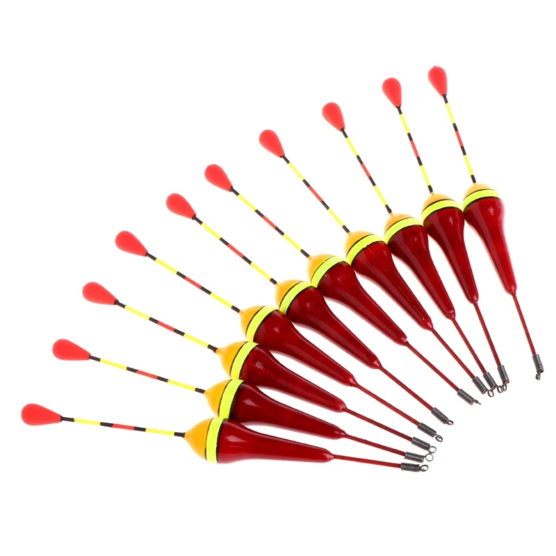 10 قطعة الكارب الصيد يطفو مجموعة العوامة بوبر عصا ل الأسماك معالجة الرأسي 6 #2.5g 10 قطعة الكارب الصيد يطفو مجموعة العوامة بوبر عصا ل الأسماك معالجة الرأسي 6 #2.5g