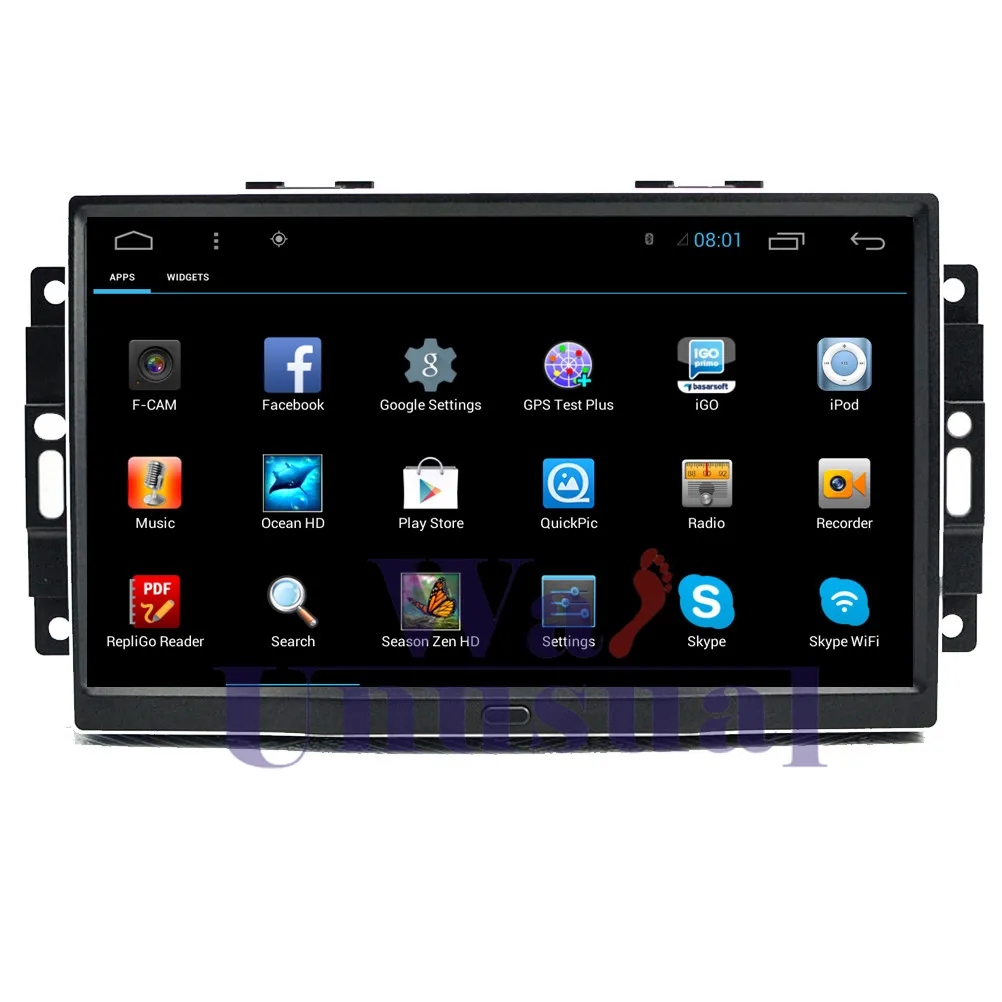 Sale WANUSUAL 9 Inch Quad Core 16GB Android 6.0 Car Radio Player for Chrylser 300C OLD With GPS BT 3G Wifi Mirror Link 1024*600 Maps 19